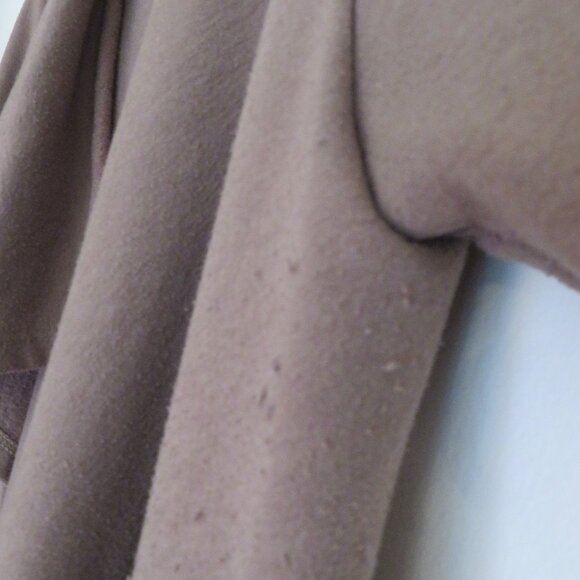 Bobeau | Size XL | Brown One Button Fleece Wrap Cardigan Sweater - Picture 6 of 11